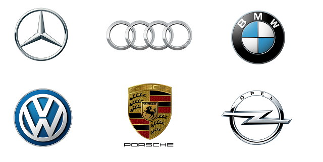 Duitse auto's (Mercedes, Audi, BMW, Wolfsgaven, Porsche, Opel)