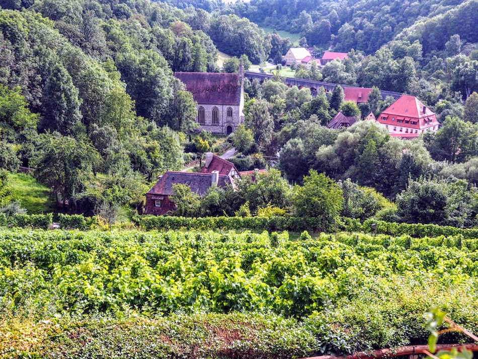 Duitse wijngaard Rothenburg ob der tauber