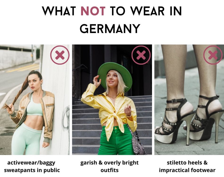 Wat niet te dragen in Duitsland 