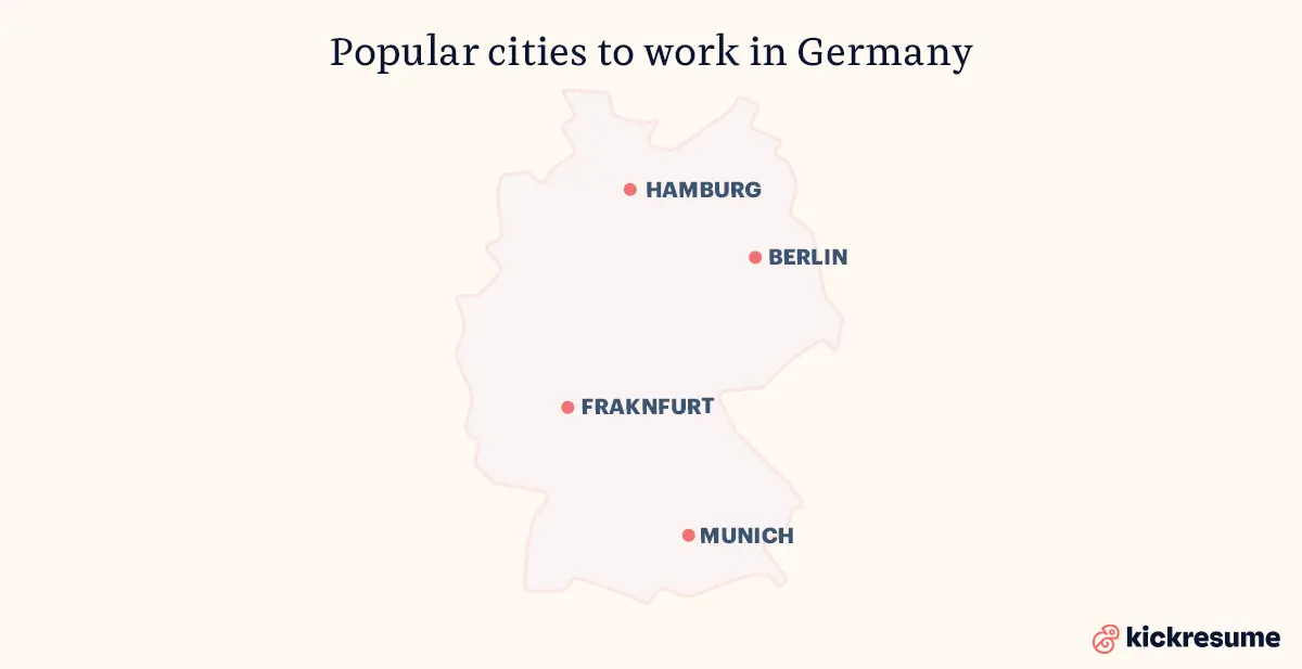 populaire steden om te werken in Duitsland
